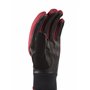 SEALSKINZ Gant isolé imperméable pour Tous Les Temps – pour Les Femmes, Noir/Rouge