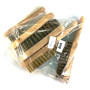 Assortiment de 6 brosses métalliques à main | 2 x soudeur acier rond + acier souple | 2 x violon acier rond + acier souple | 2 x