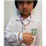Lovely H Stone Parure de bijoux licorne pour enfants, collier et bracelet - Couleurs bonbon pour les petites filles, les tout-pe