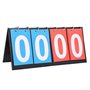 MAGT Tableaux Scores, Tableau de Bord Sportif à 4 Chiffres, Tabletop Multifonctions Scoreboard- Score Jeux Counter for Le Sport,