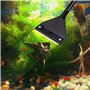 Coolty 66cm Algues Grattoir pour Aquarium avec 10pcs Acier Inoxydable Lames de Rechange, Outil de Nettoyage kit Aquarium en Verr