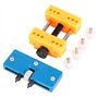 MMOBIEL Watch Case Back Opener Adjustable Remover Screw Wrench and Watch Holder Tool for Battery Replacing and Repair