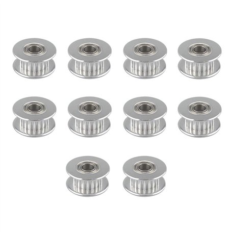FULARR® 10Pcs Prime GT2 Idler Poulie 20 Dents 5mm Alésage