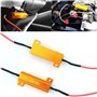 Taikuwu 2 Résistances de Charge 50W 6Ω avec Clips Rapides - Décodeur Phares LED/Clignotants/Fog Lights, Solution Hyperflash & Er