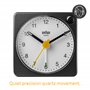 Braun Réveil analogique de Voyage Classique avec Fonction Snooze et lumière, Taille compacte, Mouvement à Quartz Silencieux, bip