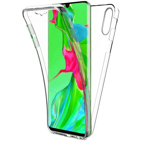 COPHONE® Coque Compatible Huawei P30 Transparente 360 Protection intégrale Avant Souple + arrière Rigide. Housse Tactile 360 deg