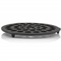 BBQ-Toro Insert de four néerlandais | Broyeur tripode | Ø 20 cm - rond | Grille d'empilage en fonte | Trépied pour dutch oven