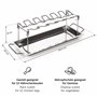 Blumtal Support Poulet - Support Cuisse De Poulet – Support Poulet Barbecue - Acier Inoxydable Robuste pour 12 Cuisses de Poulet