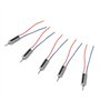 Moteur sans noyau, 5pcs CC 4.5V 0.12A 0.12W 32250RPM Micro moteur sans noyau 4mmx8mm pour modèle de jouet, modèle d'avion, jouet