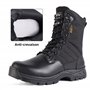 IODSON Bottes de Militaires travail tactiques Hommes légères rangers de Randonnée moto combat montante bottines cuir Avec fermet