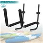 Wakects Support pour Kayak 2 pcs Porte-Kayak Support Mural de Rangement pour Pagaie Capacité Max 70kg