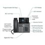 Grandstream Networks GRP2614 téléphone Fixe Noir 4 Lignes TFT WiFi