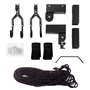 ASMSW Support de plafond pour kayak - Système de poulie pour kayak - Capacité de 45,4 kg - Avec sangles
