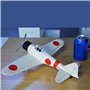Mitsubishi A6M2 Zero Fighter Slow Flyer Kit pour modèle d'avion, échelle 1:30, envergure 400 mm, kit de Construction de modèle d