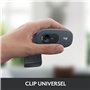 Logitech C270 HD Webcam for Education, HD 720p/30fps, appels vidéo HD sur écran Large, Correction de la lumière HD, Micro avec r