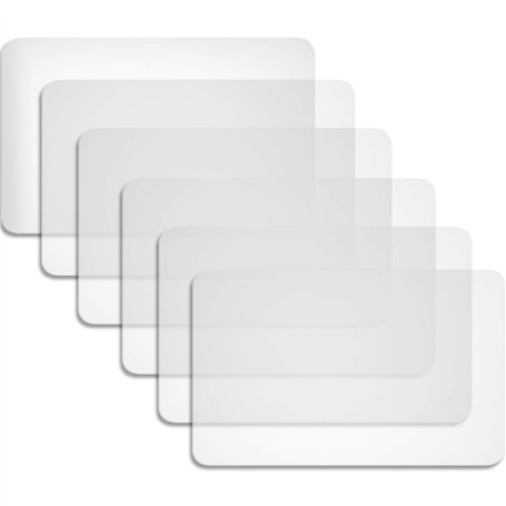 BOAO 6 Pièces Sets en Plastique de Table Sets de Table Résistant à la Chaleur Sets de Table pour Table Salle à Manger Cuisine (4