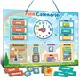 Mon Premier Calendrier par SmartPanda – Jeu Éducatif Magnétique pour Enfants – Comprend une Horloge