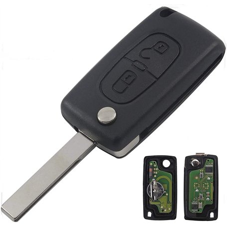 Clé complète électronique à Programmer Compatible 107 207 208 307 308 407 807 3008 5008 C1 C2 C3 C4 C5 C6 C8 Picasso Xsara Berli