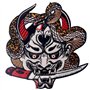 Patch brodé en forme de Hannya Oni Masque
