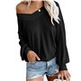 Dreamskull Dames Femmes Pull Blouses Chemise Long Jumper Tops Chemise Longue Chemisier Long Casier Élégant À Manches Longues Épa