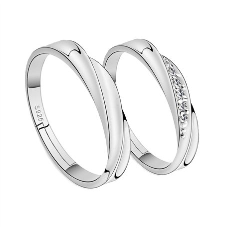 Ranikeer Bague Couple Anneau Réglable