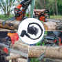 Bobine d'Allumage pour STIHL MS 362 MS362 C MS 362 CM Tronçonneuse, AUMEL Module de Bobine Allumage Durable Accessoires Professi