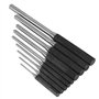 Ensemble de 9 poinçons centraux, outil de trou de marquage de poinçon central en acier de goupille cylindrique de taille différe