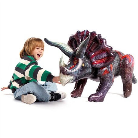 JOYIN Triceratops Jouet gonflable dinosaure pour fête de piscine