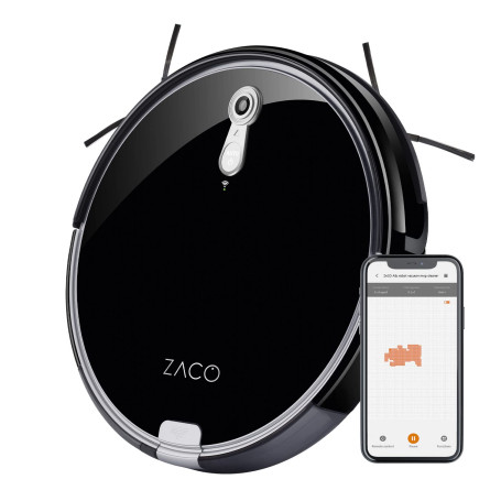 ZACO A8s Aspirateur robot laveur connecté avec App