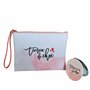 TE Whaka Pochette + Miroir Témoin de Choc | Cadeau EVJF - Demande témoin - Cadeau témoin Mariage - Accessoire Mariage | Team de