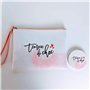 TE Whaka Pochette + Miroir Témoin de Choc | Cadeau EVJF - Demande témoin - Cadeau témoin Mariage - Accessoire Mariage | Team de