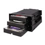 ICY DOCK Backplane Cage / Rack Mobile sans tiroir pour 3 HDD Disque Dur 3,5" SATA/SAS Hot Swap dans 2 Baies de 5,25" avec câbles