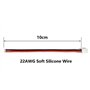 Lot de 5 paires de prises d'équilibrage JST-XH 2,54 mm 1S 2 broches connecteur mâle et femelle avec câbles en silicone de 10 cm