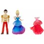 Disney Princesses - Mini Poupees Royal Clips Cendrillon et Son Prince - 8 cm