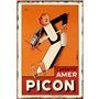 Picon Métal Mur Affiche Vintage Étain Mural Signe Décorative Rétro Plaque pour Métallique Panneau Bar Cafés Hôtel Jardin Parc