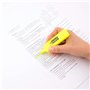 D.RECT 1127 Lot de 12 surligneurs à pointe biseautée Jaune
