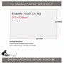 FoxCrypt Premium Filtre de confidentialité Anti-Espion pour Apple MacBook Air 13" (2012-2017) 287 x 179 mm