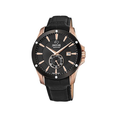 JAGUAR Homme Analogique-Numérique Quartz Montre avec Bracelet en Cuir