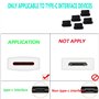 CKANDAY Lot de 10 paires de bouchons de poussière USB C pour port de charge et prise d'écouteurs,bouchons anti-poussière en sili