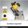 Powerplus Scie électrique plongeante POWX0562 - Outil électrique 1200W, Ø165mm - Guide latéral - Scie électrique avec guide laté
