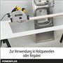 Powerplus Scie électrique plongeante POWX0562 - Outil électrique 1200W, Ø165mm - Guide latéral - Scie électrique avec guide laté