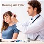 Healifty Filtre De Protection Auditive En Plastique Pour Aides Auditives - Kit De 1 Ensemble Avec Garde De Cire Compatible Avec 