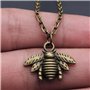 EPRHAY Lot de 50 Pendentif Abeille en Alliage de Bronze Antique en forme d'abeille et Abeille en Bronze Antique