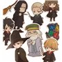 HARRY POTTER - Aimant Mignon caractères Magnets Set Official Merchandising, Multicolore, Taille Unique (Dirac 1)