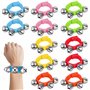Belle Vous Bracelet Grelot 6 Couleurs Poignet et Cheville (Lot de 12) - Bracelet Clochette Musicale Multicolore Instruments de M