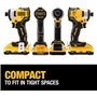 DEWALT - Visseuse à chocs compacte Brushless XR 18V, avec 2 batteries Li-ION 3.0Ah et coffret TSTAK, DCF809L2T-QW