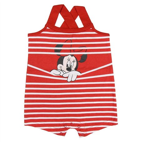 Cerdá Pelele Bebe Niña De Disney Minnie Mouse-6 Meses-100% Algodon Grenouillère