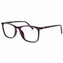 OPULIZE Arc Lunettes de Lecture Pack de 2 Montures Carrées Minces Élégantes Charnières à Ressort Anti-Rayures Noir Violet Branch