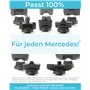 PLANGER® - Daimnd Pad Plat - Tampon en Caoutchouc pour cric de Voiture Plat (pour Mercedes-Benz) sur cric de Chariot - Protège L
