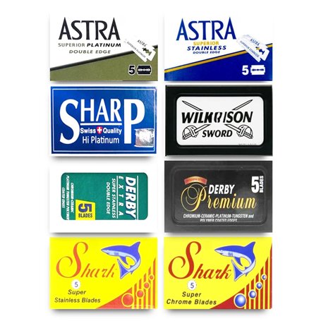 Astra Shark Derby GiIIette Permasharp - 40 Lames de Rasage